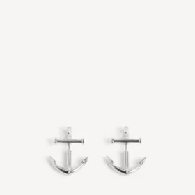 Anchor earrings in silver