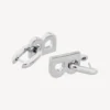 B chain xs earrings in silver