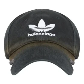 Balenciaga x adidas Trefoil Balenciaga Logo Cap “Black White” 723749410B2
