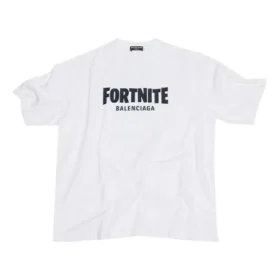 Balenciaga x FORTNITE T-Shirt Medium Fit “White” 612966TLVO39040