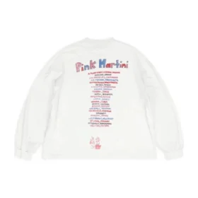 Balenciaga x Pink Martini Long Sleeve T-shirt Oversized “Ecru” 699191TMVN99800