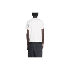 Balenciaga x RuPaul Jointly Signed FW21 Letter Printing Round Collar Male White 670943TLV579057
