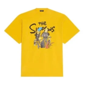 Balenciaga x THE SIMPSONS Oversized Cotton T-Shirt “Yellow” 676589TLVG77200