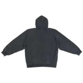 Est. 1917 College Logo Print Hoodie “Washed Black” 697879TMV991000