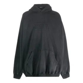 Fashion Institute Oversized Hoodie “Washed Black” 697879TMVK18190