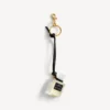 Fragrance miniature bottle charm in black