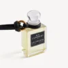 Fragrance miniature bottle charm in black