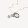Horoscope capricorn necklace in gold/silver
