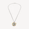 Horoscope gemini necklace in gold/silver