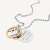 Horoscope gemini necklace in gold/silver