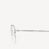 Invisible rectangle sunglasses  in silver