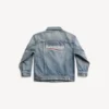 Kids – political campaign oversized jacket in light blue
