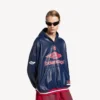 Men’s 3b football polo hoodie in dark navy