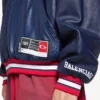 Men’s 3b football polo hoodie in dark navy