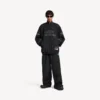 Men’s 3b football tracksuit jacket in black