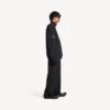Men’s 3b football tracksuit jacket in black