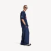 Men’s 3b football tracksuit pants in new dark navy