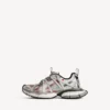 Men’s 3xl extreme laces b sneaker in grey/silver/red/black