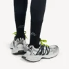 Men’s 3xl interlace sneaker in grey/neon yellow