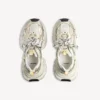 Men’s 3xl sneaker with charms in white/yellow/silver/black