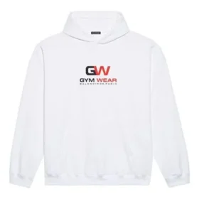 Men”s Balenciaga Alphabet Printing Loose White 620973TIVD49000