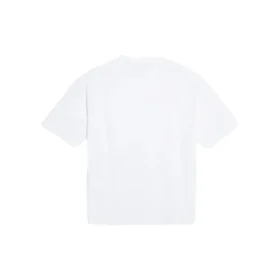 Men”s Balenciaga Band Portrait Printing Logo Retro Short Sleeve White 612966TIV479000