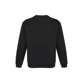 Men”s Balenciaga Logo Pattern Round Neck Long Sleeves Black 583258TIV801000