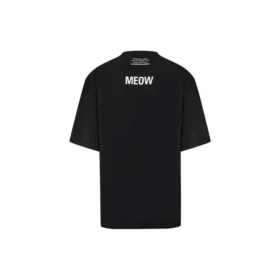 Men”s Balenciaga mid-length Round Neck Short Sleeve Black 641614TJVG81000