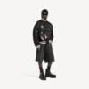 Men’s balenciaga | nba collaboration explorer crossbody pouch in black/white/vermillon red