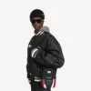 Men’s balenciaga | nba collaboration explorer crossbody pouch in black/white/vermillon red