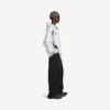 Men’s balenciaga | nba collaboration oversized zip-up hoodie in white/multicolor