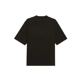 Men”s Balenciaga Retro Uniform Loose Design Short Sleeve Black 620969TIV791000