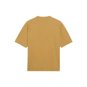 Men”s Balenciaga Round Neck Alphabet Printing Short Sleeve Khaki 620969TIV509605