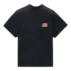 Men”s Balenciaga SS21 Flame Retro Short Sleeve Black 656978TKV701076