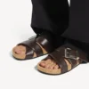 Men’s belt mule in moka