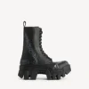 Men’s bulldozer lace-up bootie in black