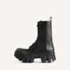 Men’s bulldozer lace-up bootie in black