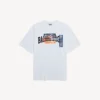Men’s bumper stickers medium fit t-shirt in white