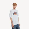 Men’s bumper stickers medium fit t-shirt in white