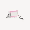 Men’s charm/keychain train ticket in white/black/pink