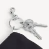 Men’s charm zipped pouch in black
