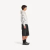 Men’s classic ink zip-up hoodie in white