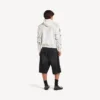 Men’s classic ink zip-up hoodie in white