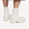 Men’s combat strike boot in white