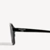Men’s daily pilot sunglasses in black