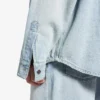 Men’s denim long sleeve shirt in light blue