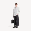 Men’s denim long sleeve shirt in white