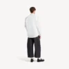 Men’s denim long sleeve shirt in white