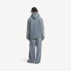 Men’s denim stitch hooded jacket in dark blue