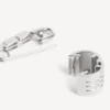 Men’s diy pin earrings in silver